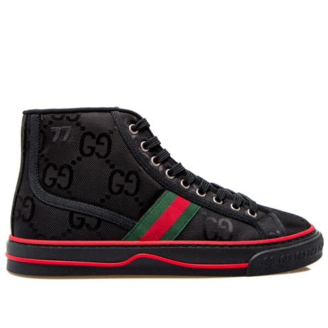 tenis gucci mujer negro|Gucci tennis 1977 price.